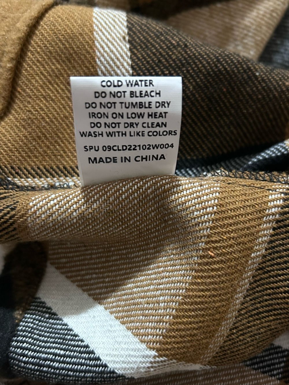Bloomchic Plus 14-16 Plaid Belted Shawl Collar Cardigan Brown/Black/Cream NWOT - Picture 12 of 15